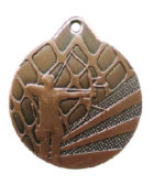 BRONZE ARCHERY MEDAL 50MM WITH CUSTOM PRINTED LABEL – ARCHERY AWARD TROPHY - Image 2