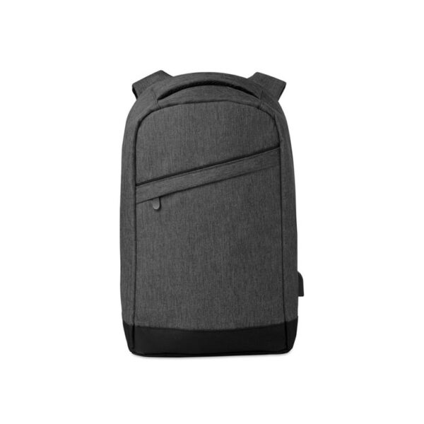 POLYESTER BACKPACK WITH USB CHARGINNG CABLE - Image 7