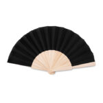 HAND FAN FANNY IN WOOD AND FABRIC