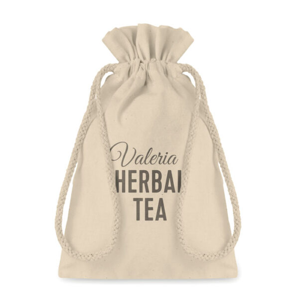 SMALL GIFT COTTON DRAW CORD BAG - Image 5