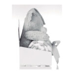 LARGE PLUSH GREY TEDDY BEAR - Image 7