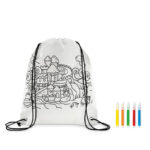 DRAWSTRING BAG WITH 5 MARKERS - Image 4
