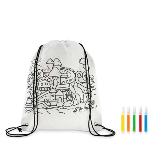 DRAWSTRING BAG WITH 5 MARKERS - Image 4