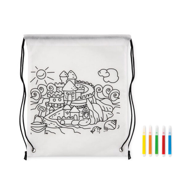 DRAWSTRING BAG WITH 5 MARKERS - Image 5