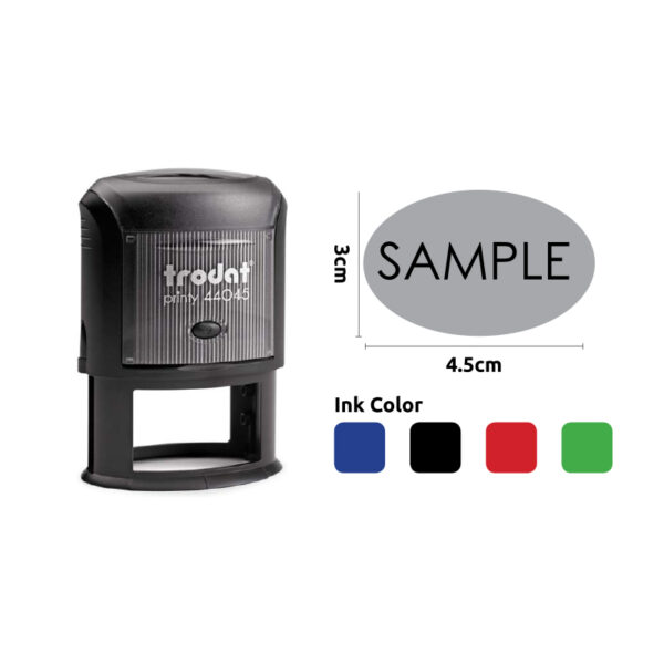 TRODAT CLIMATE NEUTRAL TEXT STAMP 4.5X3CM - Image 3