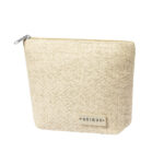 BEAUTY BAG CHACK WITH ZIP CLOSURE AND METAL PULLER