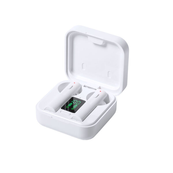 VINZER BLUETOOTH® EARPHONES – WHITE FINISH WIRELESS EARBUDS WITH SOLAR CHARGING - Image 3