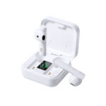 VINZER BLUETOOTH® EARPHONES – WHITE FINISH WIRELESS EARBUDS WITH SOLAR CHARGING - Image 5