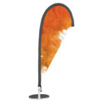CUSTOM TEARDROP DESKTOP FLAG – 40CM WITH STAND | 1–2 WEEK LEAD TIME - Image 4