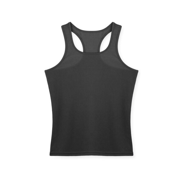 BLACK WOMEN SLEEVELESS SPORTS T-SHIRT - Image 4