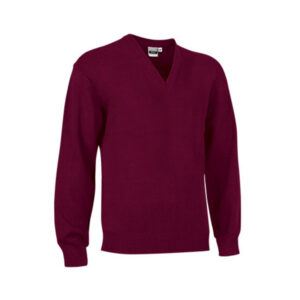 Mahogany long sleeve knitted sweater