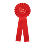 RED ROSETTE (PRINTING INCLUDED) - Image 2