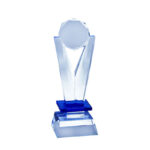 DELUXE CRYSTAL AWARD 28.5CM AZURE - Image 2