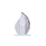 DESIGN GLASS AWARD PLAQUE 21CM