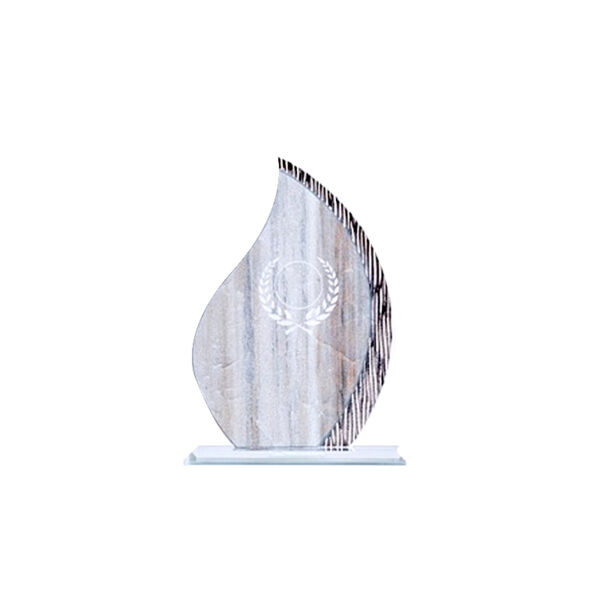 DESIGN GLASS AWARD PLAQUE 21CM - Image 1