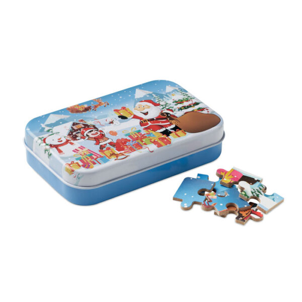 PAZURU CHRISTMAS PUZZLE IN TIN BOX - Image 1