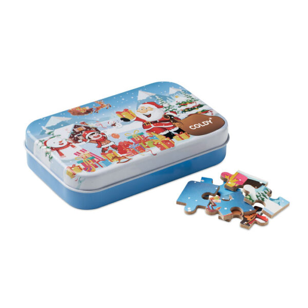PAZURU CHRISTMAS PUZZLE IN TIN BOX - Image 2