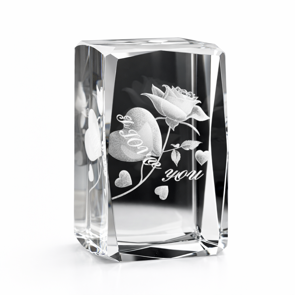 HT2271 3D CRYSTAL CUBE (PACK OF 100) - Image 1