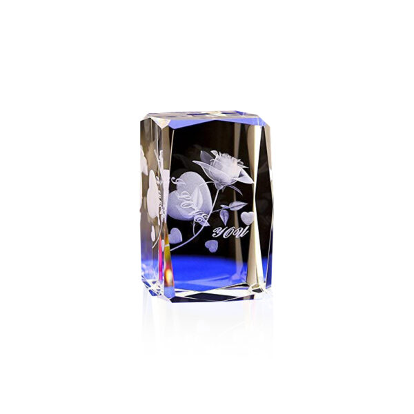 3D CRYSTAL CUBE  (PACK OF 100) - Image 1