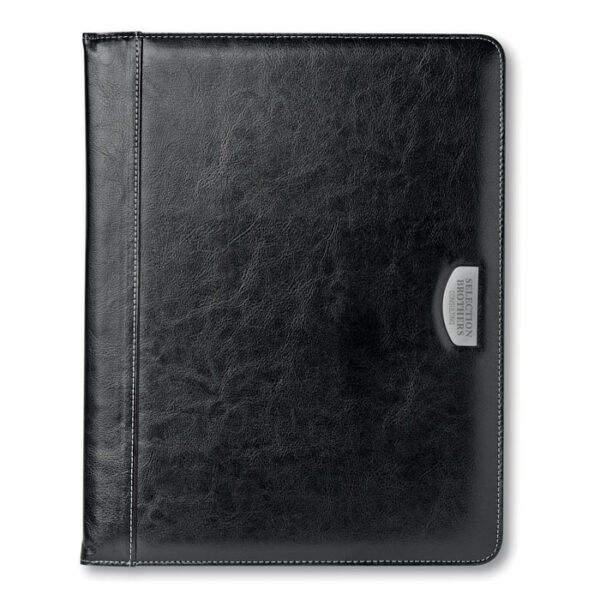 BUSWE BIG A4 PU PORTFOLIO WITH METAL LOGO PLATE - Image 2