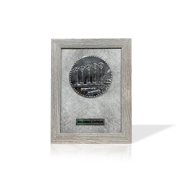 HANDMADE SILVER SALAMINA PLAQUE - Image 1
