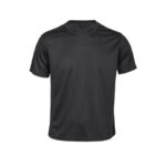 ROX BLACK SPORTS T-SHIRT – BREATHABLE HEXAGONAL POLYESTER FOR ADULTS - Image 2