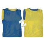 REVERSIBLE SPORT BIB BLUE/YELLOW - Image 2