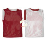 REVERSIBLE SPORT BIB RED/WHITE - Image 2