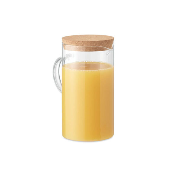 WATER TRANSPARENT BOTTLE 1L WITH HANDLE - Image 2