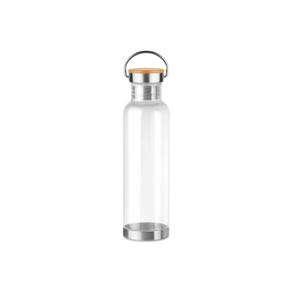 TRITAN 800ML WATER BOTTLE BAMBOO TOP - Image 1