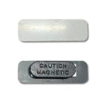 BUDGET SILVER NAME BADGE WITH MAGNET - Image 2