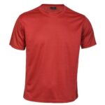 ROX RED SPORTS T-SHIRT – BREATHABLE HEXAGONAL POLYESTER FOR ADULTS - Image 2