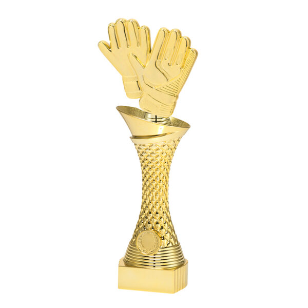 GOALKEEPER GOLD TROPHY 23CM  (X101.01+P429.01) - Image 2
