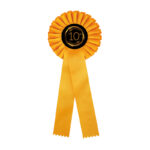 YELLOW ROSETTE (PRINTING INCLUDED) - Image 3