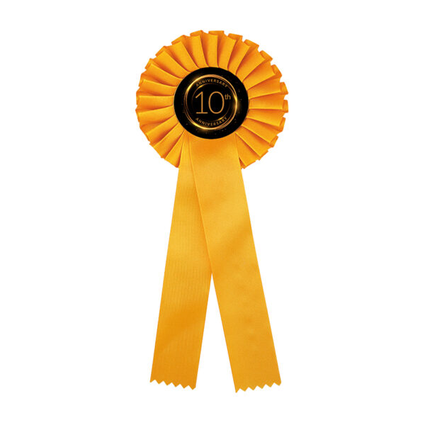 YELLOW ROSETTE (PRINTING INCLUDED) - Image 3