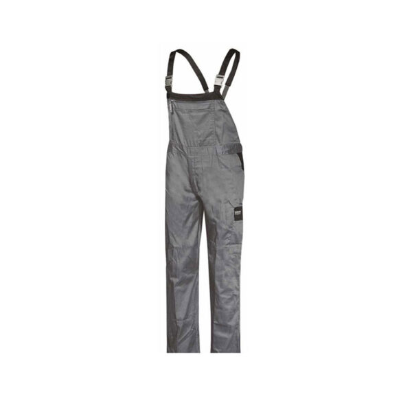 GREY BIP PANT WITH CHEST POCKET - Image 2