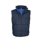 NAVY BLUE BODYWARMER WITH POCKETS - Image 2