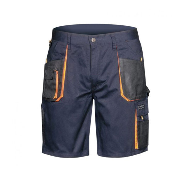 NAVY BLUE SHORT TROUSER WITH OPERATIONAL POCKETS - Image 2