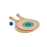 BEACH TENNIS SET IN MESH COTTON DRAWCORD