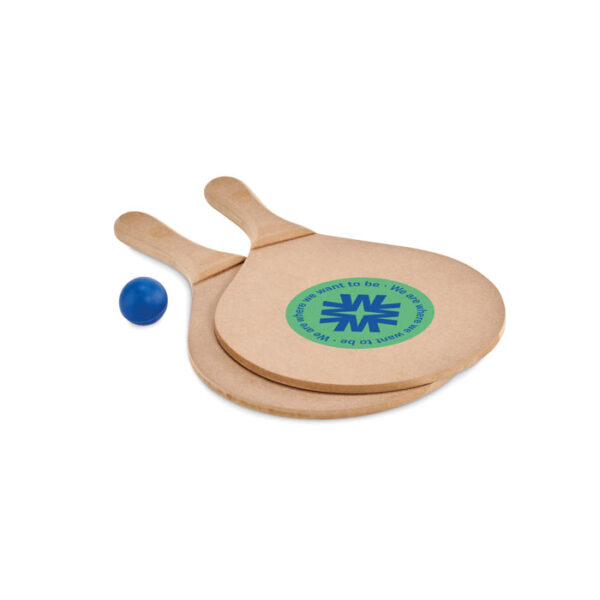BEACH TENNIS SET IN MESH COTTON DRAWCORD - Image 1