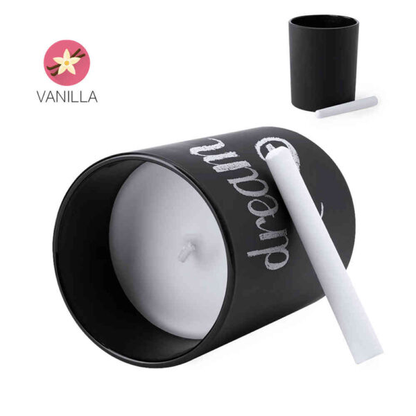 TEMUL VANILLA SCENTED CANDLE – CUSTOMIZABLE JAR WITH CHALK & ECO BOX - Image 7