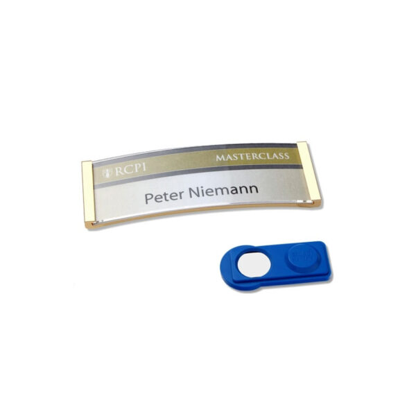 POLAR 20 NAMEBADGE GOLD WITH MAGNET - Image 2