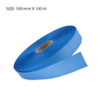 CORNFLOWER ELAN SINGLE FACE SATIN 100MMX100M - Image 2