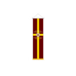 BYZANTINE 4B CITY BANNER 210X60CM – VERTICAL WITH GOLD FRINGE - Image 2