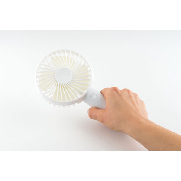 USB WHITE DESK FAN WITH STAND - Image 5