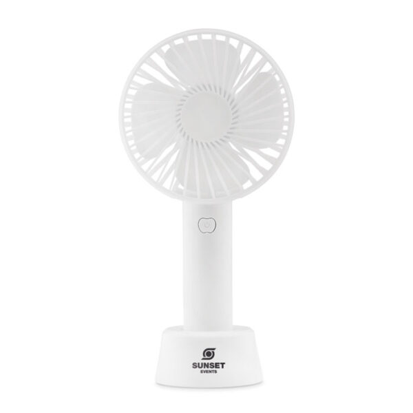 USB WHITE DESK FAN WITH STAND - Image 4