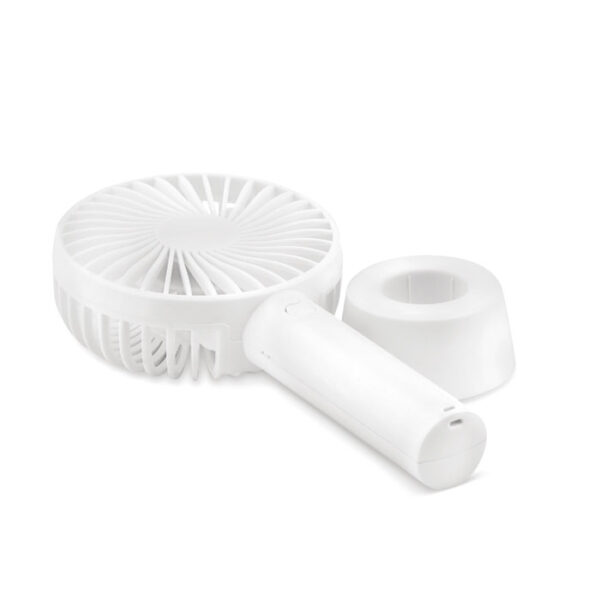 USB WHITE DESK FAN WITH STAND - Image 8