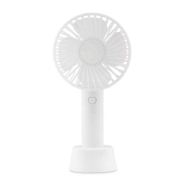 USB WHITE DESK FAN WITH STAND - Image 1