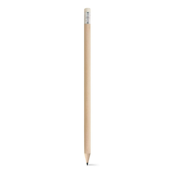 WOODEN SHARPENED PENCIL WITH RUBBER - Image 1