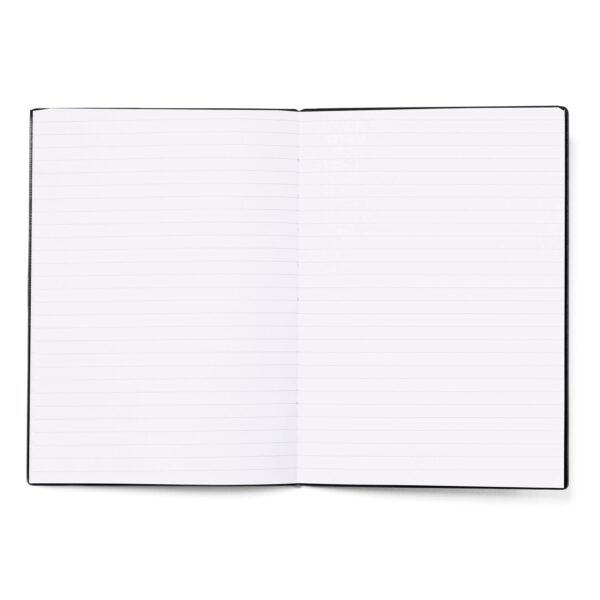 HUGO BOSS NOTEBOOK A5 ICONIC LINED BLACK - Image 2